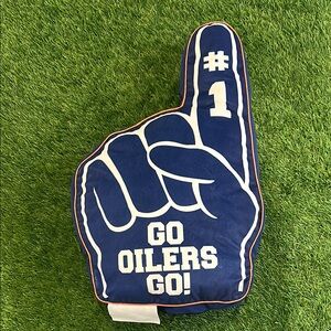 Collectibles Edmonton Oilers Blue Fan large plush Hand